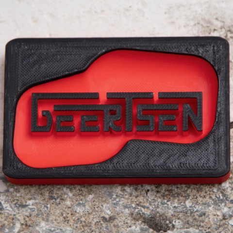 red with black deck -  